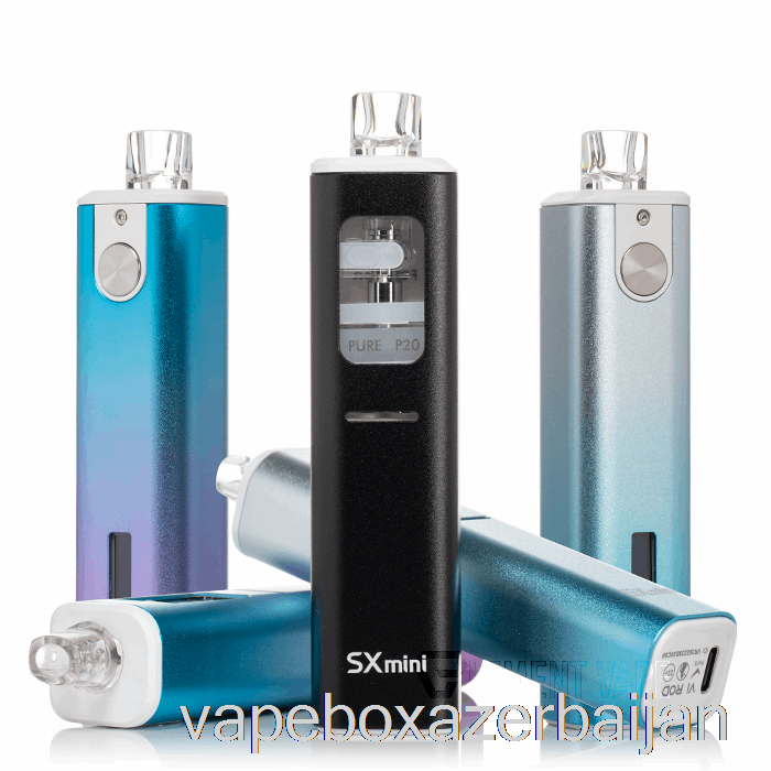 Vape Box Azerbaijan YiHi SXmini Vi Rod 30W Pod System Aqua Yellow / White